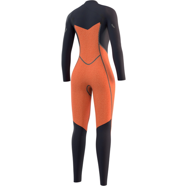 2021 Mystic ébloui Des Femmes 5/3mm Chest Zip Combinaison 210078 - Feuille Foncé
